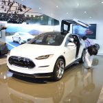 tesla-model-x at Detroit Exterior